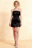 Bridget Black Halter Mini Dress with Square Neck