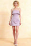 Bridget Lavender Halter Mini Dress with Square Neck