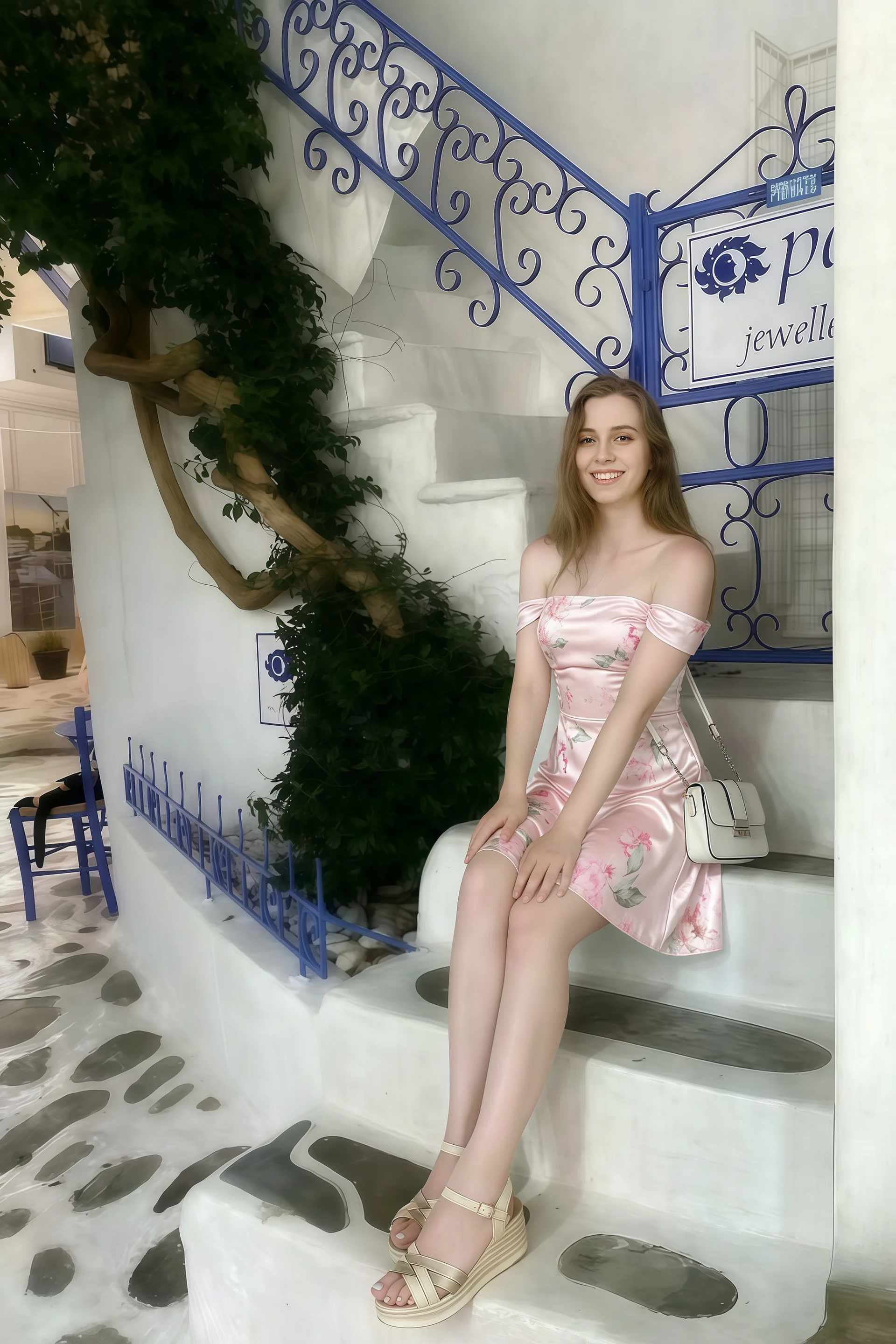 Anne Pink Floral Satin Off the Shoulder Corset Mini Dress