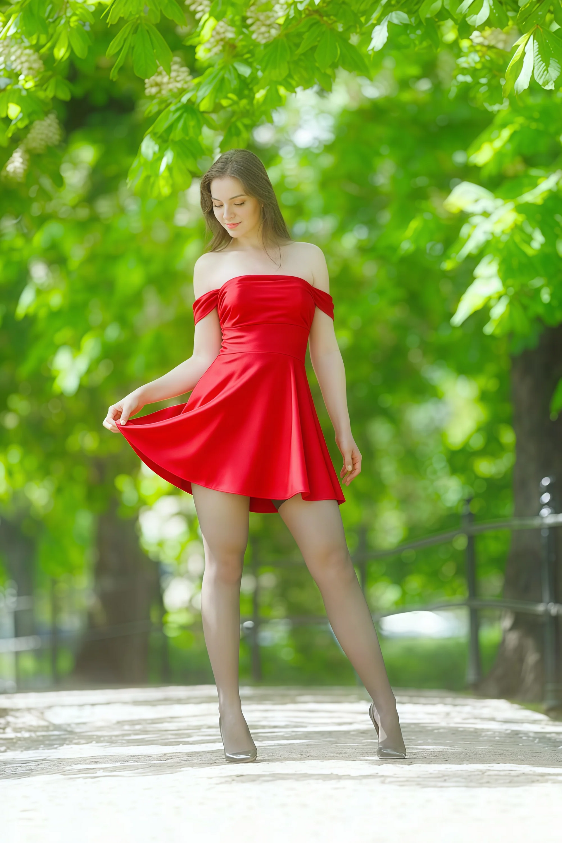Anne Red Satin Off the Shoulder Corset Mini Dress