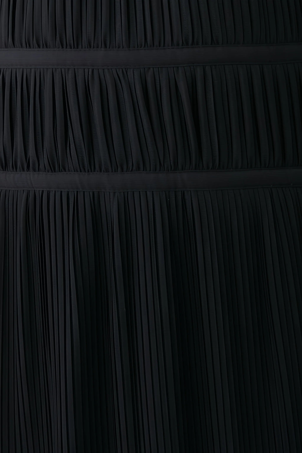 Arabella Black Halter Open Back Pleated Midi Dress