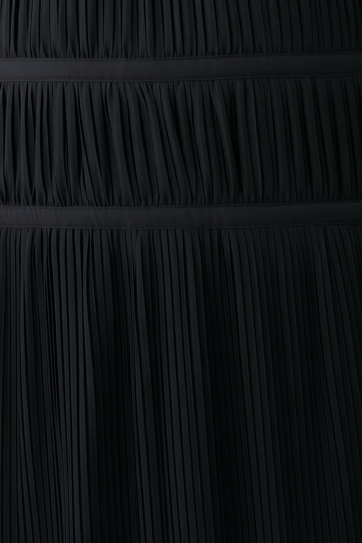 Arabella Black Halter Open Back Pleated Midi Dress