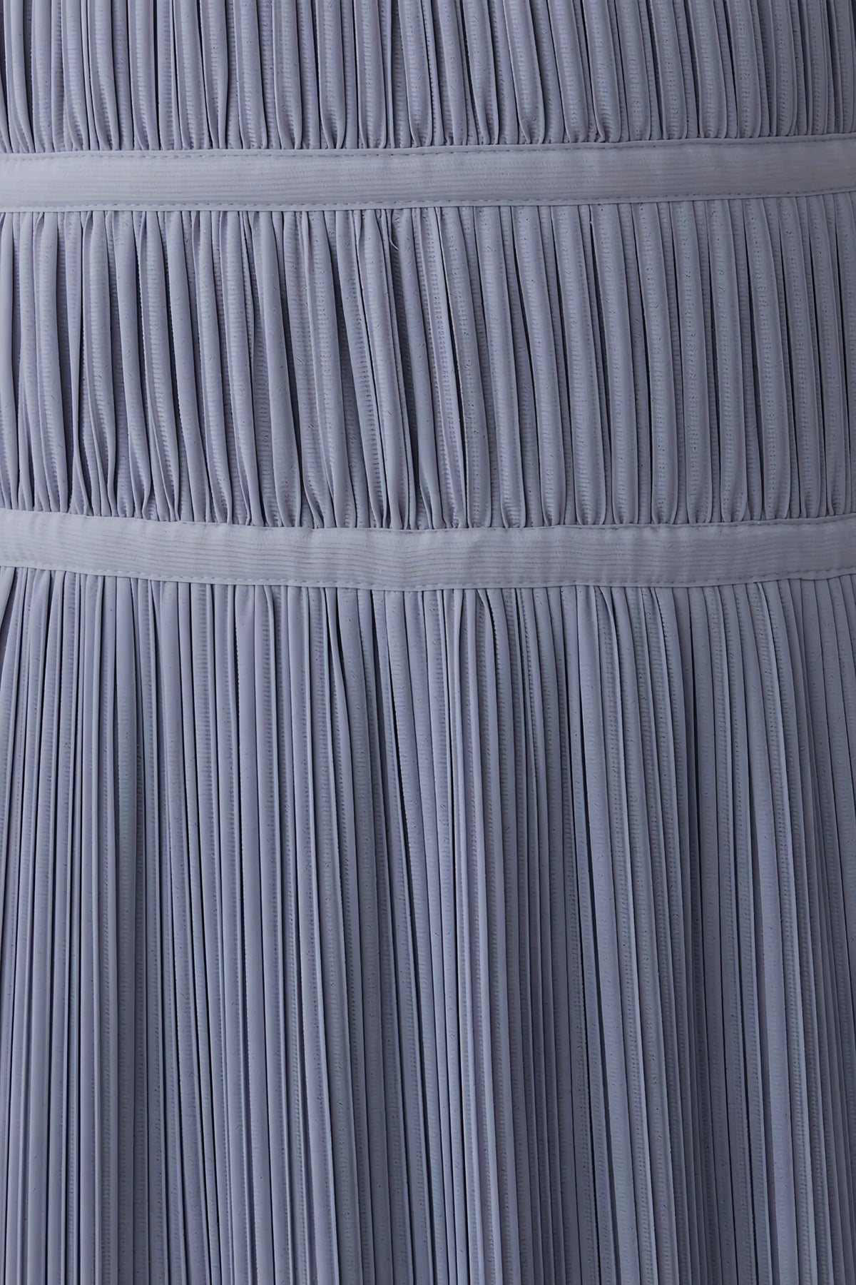 Arabella Dusty Blue Halter Open Back Pleated Midi Dress