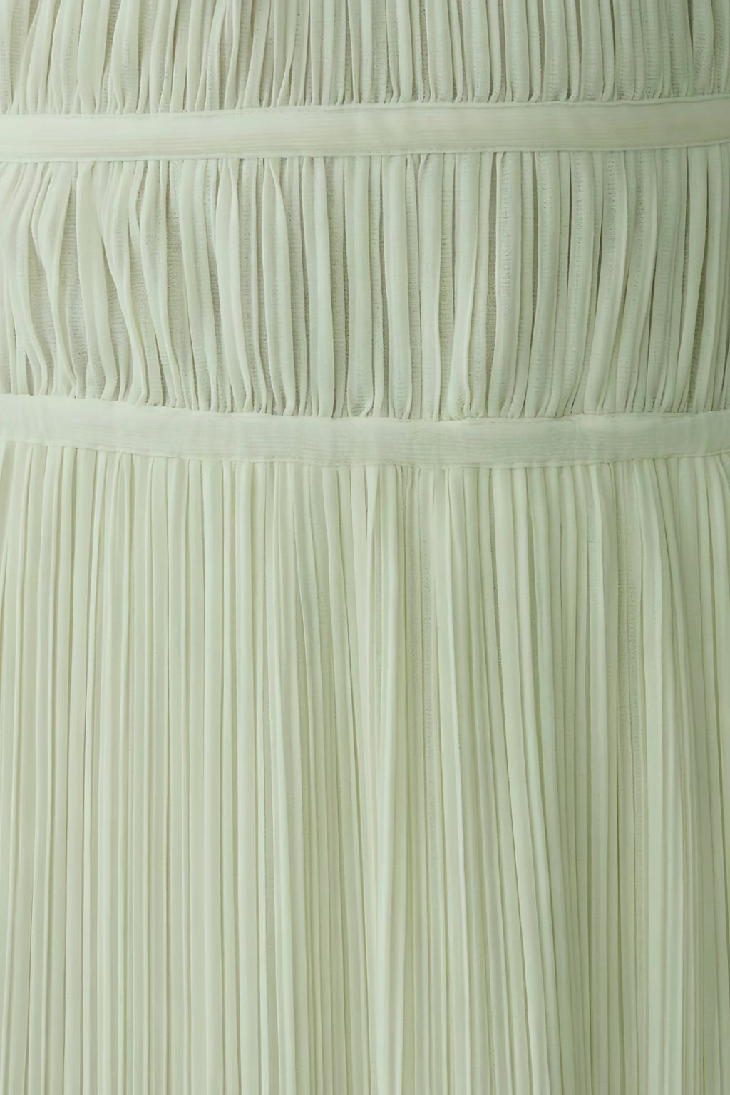 Arabella Sage Green Halter Open Back Pleated Midi Dress