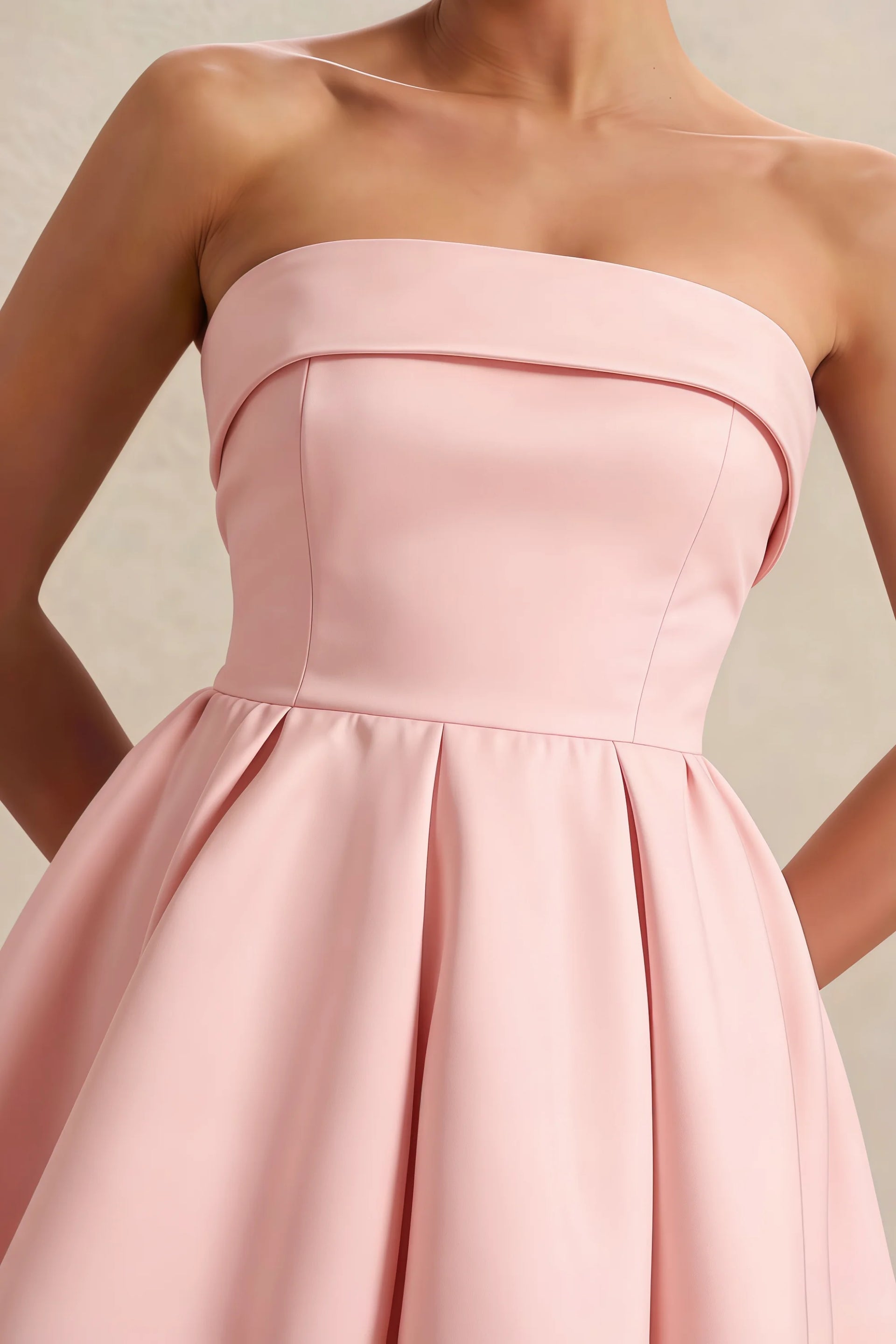 Cara Blush Women's Smocked-bodice Fit & Flare Mini Dress