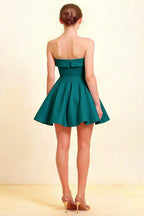 Cara Peacock Women's Smocked-bodice Fit & Flare Mini Dress