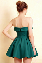 Cara Peacock Women's Smocked-bodice Fit & Flare Mini Dress