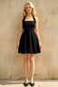 Dorothy Black A-line Skater Mini Dress