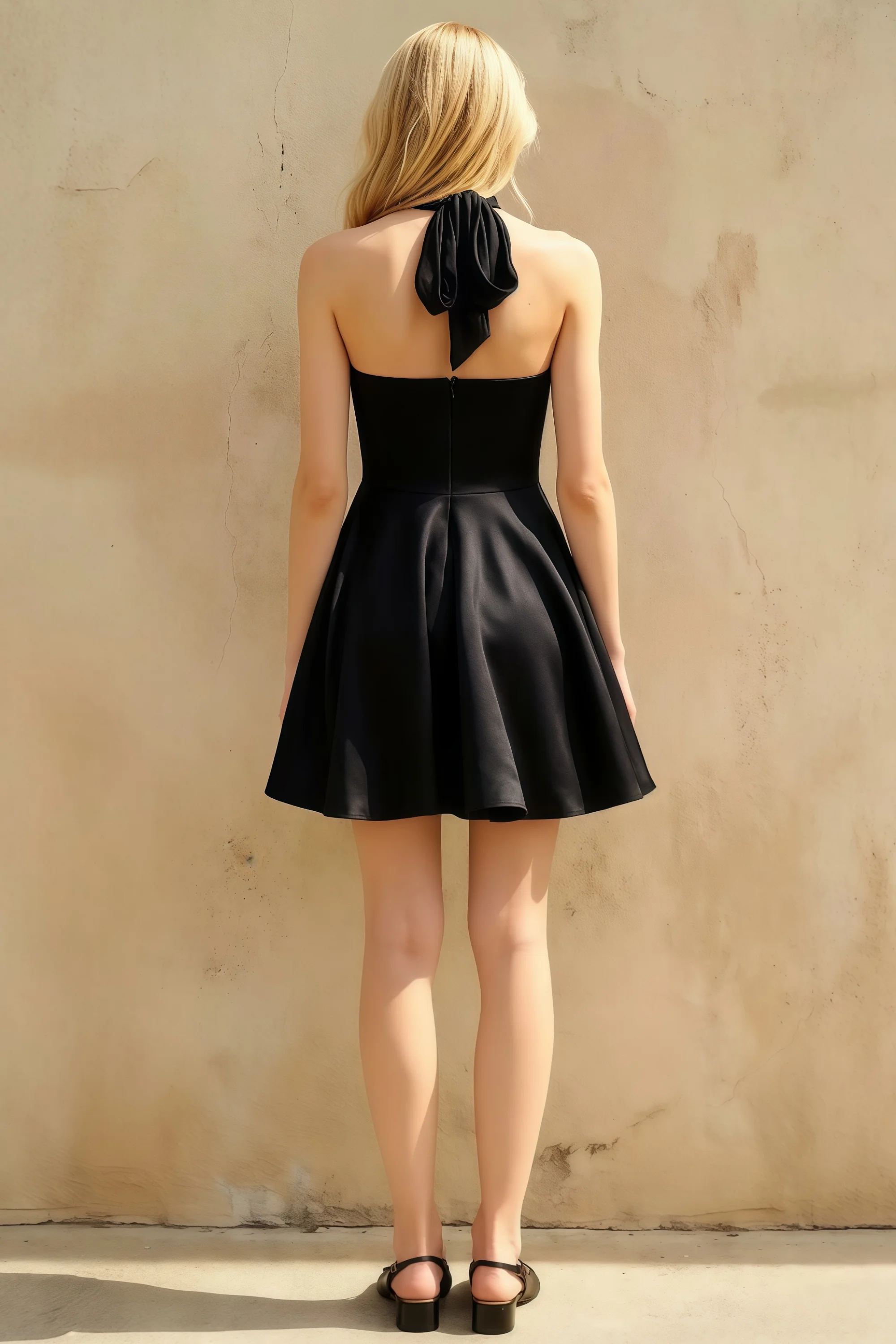 Dorothy Black A-line Skater Mini Dress Secondary image