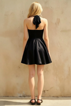 Dorothy Black A-line Skater Mini Dress