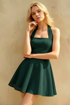 Dorothy Emerald Green Fit and Flare Mini Dress
