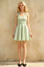 Dorothy Sage Green A-Line Mini Dress for Women