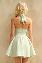 Dorothy Sage Green A-Line Mini Dress for Women