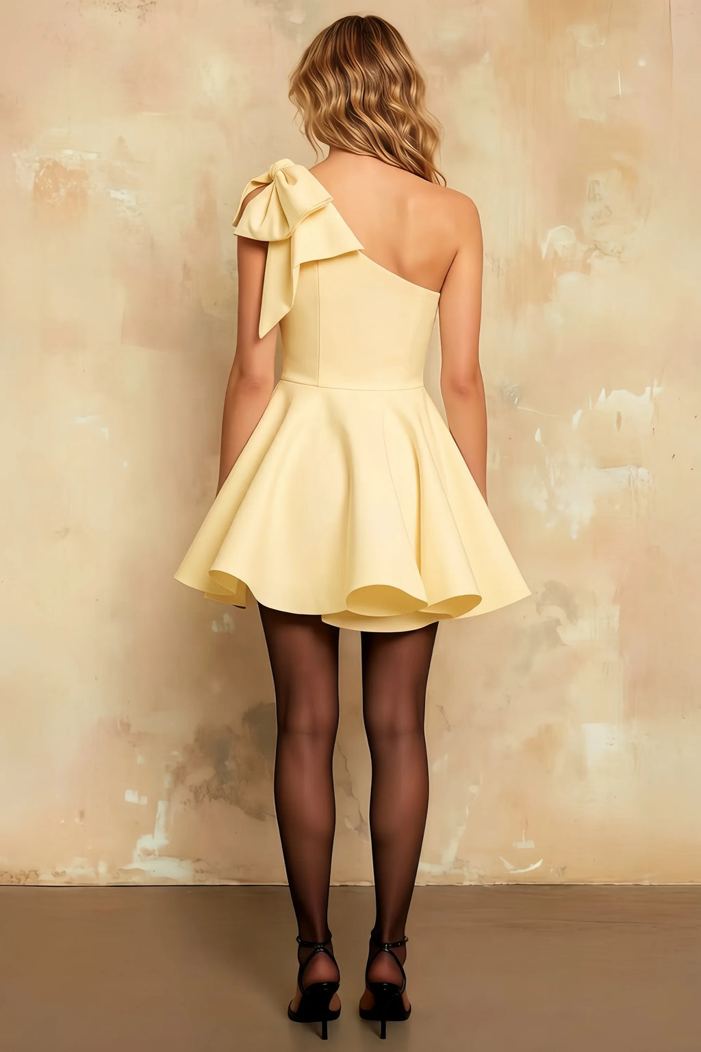 Elizabeth Lemon A Line Mini Dress For Graduation