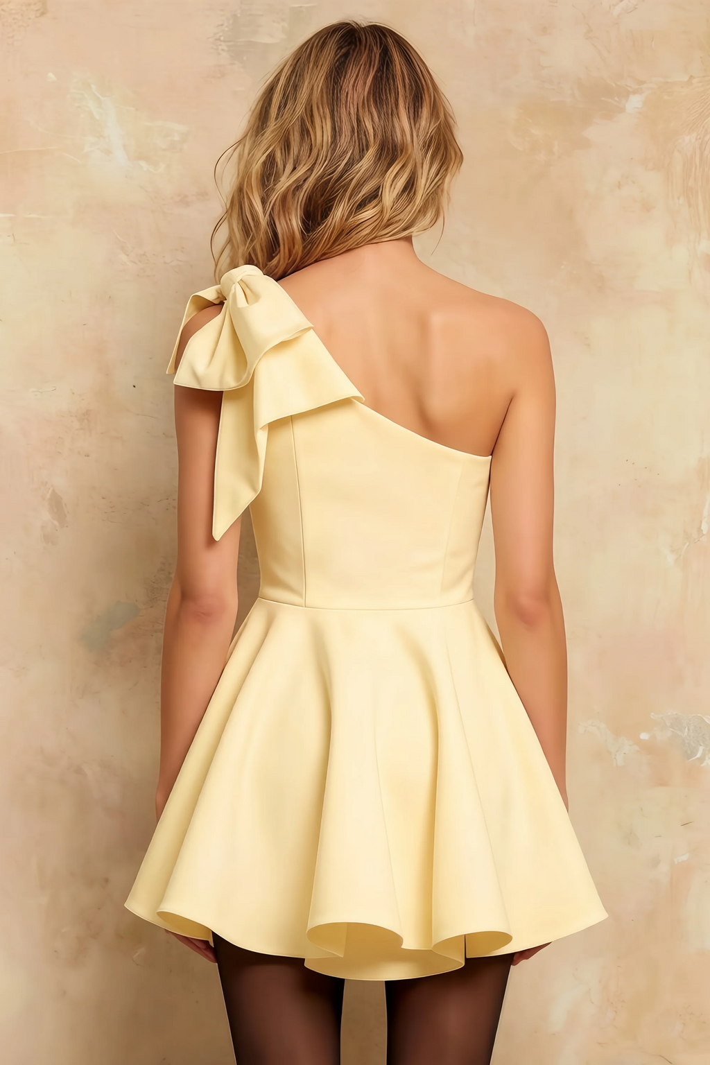 Elizabeth Lemon A Line Mini Dress For Graduation