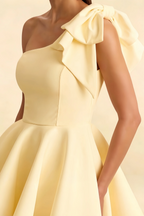 Elizabeth Lemon A Line Mini Dress For Graduation