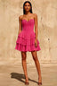 Frankie Rosette Tiered Mini Sweetheart Corset Dress