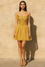 Frieda Gold Strapless Mini Dress | Sequin Tulle Party Gown