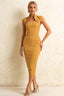 Grace Gold Midi Short Sleeve Dresses | For Every Occasion