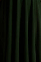 Iris Dark Green Scuba Crepe High Neck Midi Dress