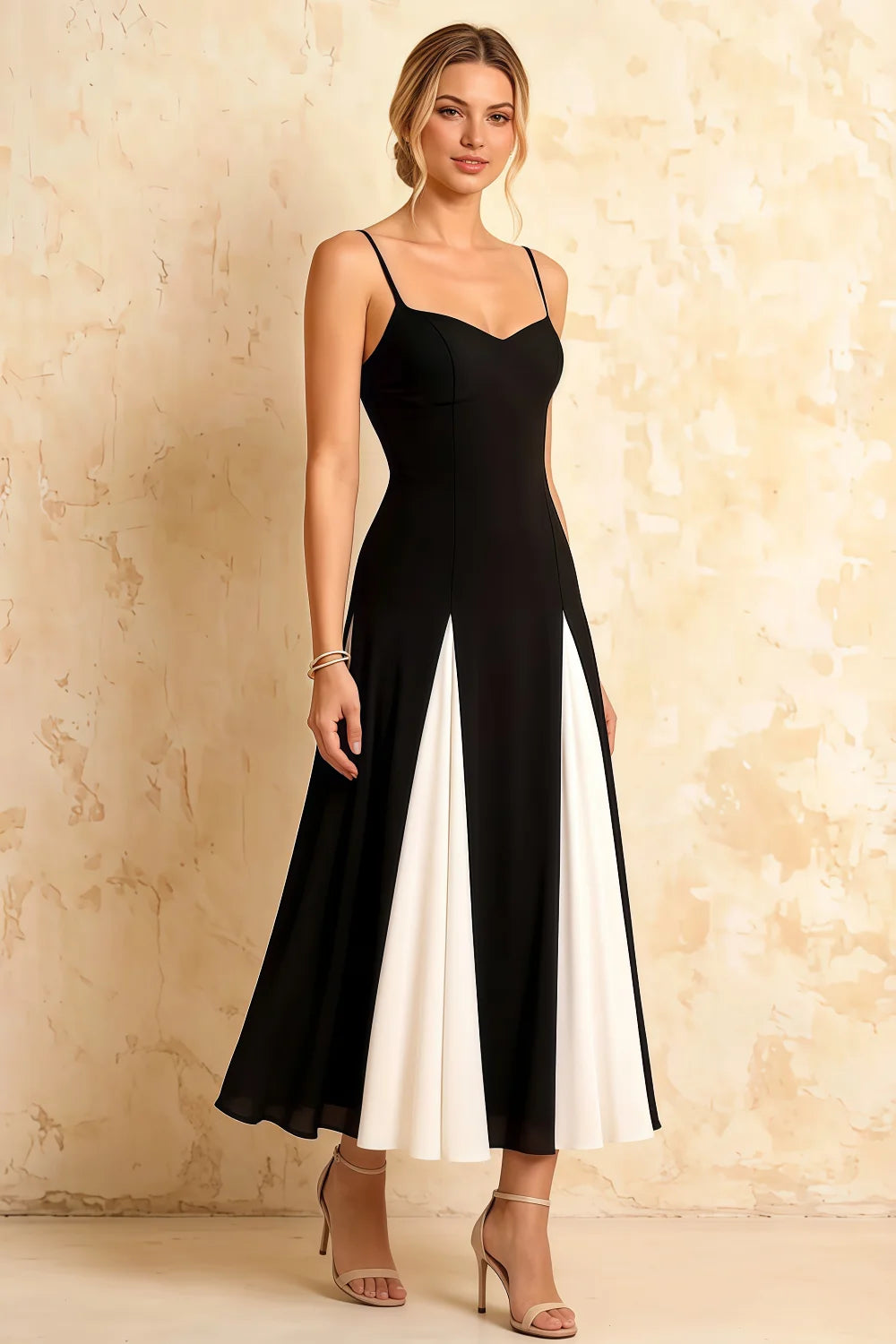 Isabel Black Tulle A Line Midi Dress