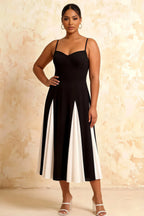 Isabel Black Tulle A Line Midi Dress