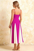 Isabel Fuchsia Tulle A Line Midi Dress