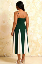 Isabel Green Tulle A Line Midi Dress