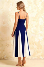 Isabel Navy Tulle A Line Midi Dress