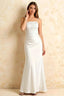 Jenny White Lace Sheath Backless Maxi Dress