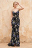 Madeline Black Sparkly Tulle Mermaid Maxi Dress